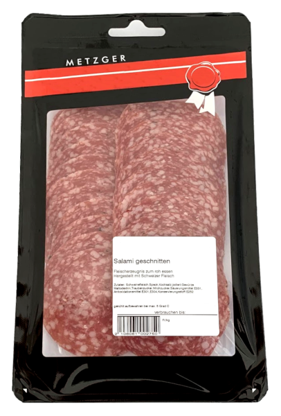 ca. 110 g Salami fein geschnitten