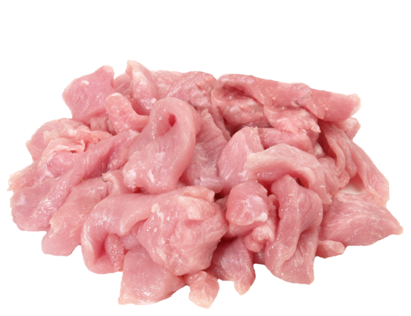 ca. 350 g Schweins-Geschnetzeltes vom Stotzen