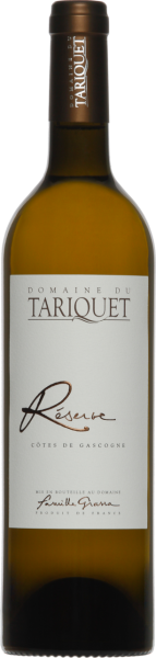 75 cl Réserve Tariquet blanc Côtes de Cascogne IGP Domaine du Tariquet MO 2016