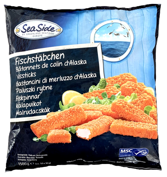 1500 g Fischstäbchen Premium paniert