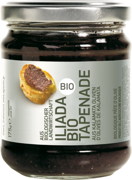 175 g Tapenade aus schwarzen Kalamata-Oliven