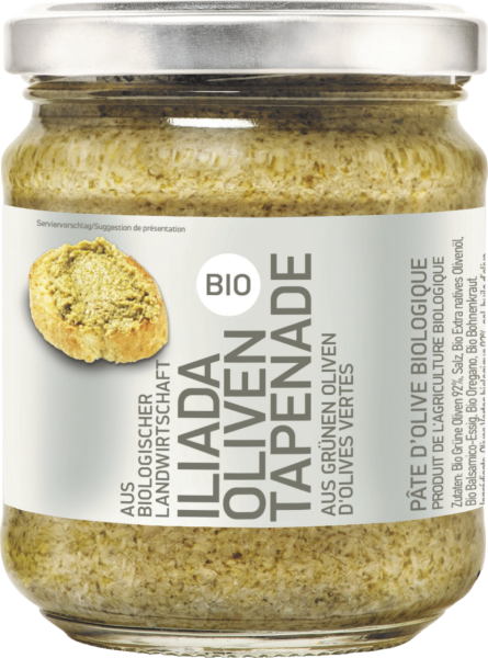 Tapenade aus grünen Oliven (Inhalt 175 g)