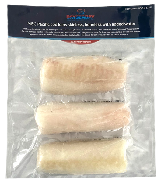 500 g Kabeljaurückenfilet ohne Haut (pazifischer Dorsch)