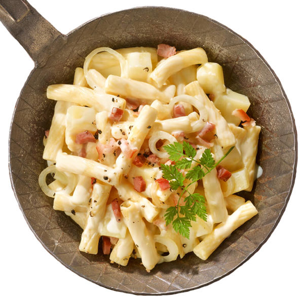 390 g Älplermagronen mit Kartoffeln und Speck gekocht