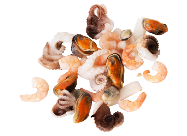 1000 g Meeresfrüchtecocktail gekocht