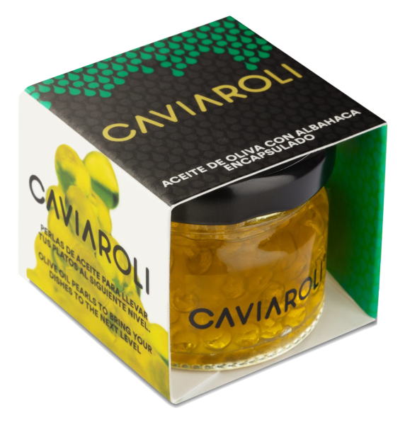 20 g Caviaroli - Olivenölkapseln mit Basilikum