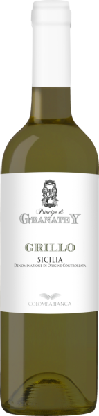 75 cl Principe di Granatey Grillo Sicilia DOC Colomba Bianca MO 2019