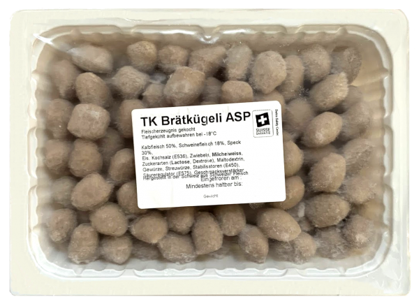 Brätkügeli tiefgekühlt ca. 600 g