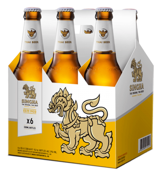 6x33 ml Singha Bier 6er Pack