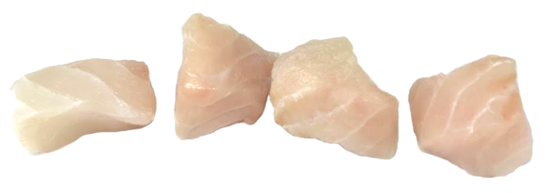 ca. 300 g Dorschragout ohne Haut 3x3 cm